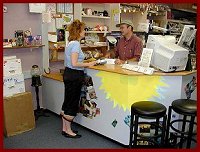 Another customer at the counter