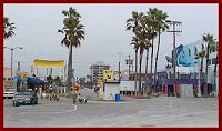 End of Washington Blvd - Beginning of Venice Boardwalk